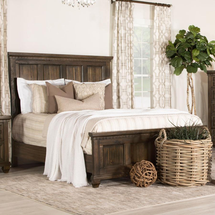 Bennington - Wood Eastern King Panel Bed - Acacia Brown