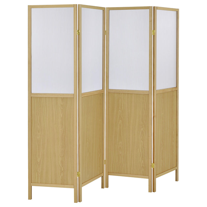 Mattison - 4-Panel Room Divider Folding Shoji Screen