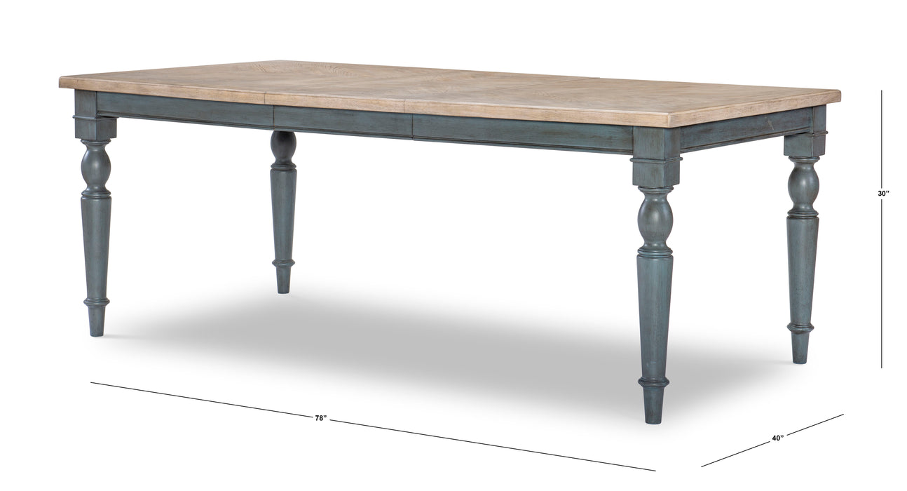 Easton Hills - Leg Table - Blue