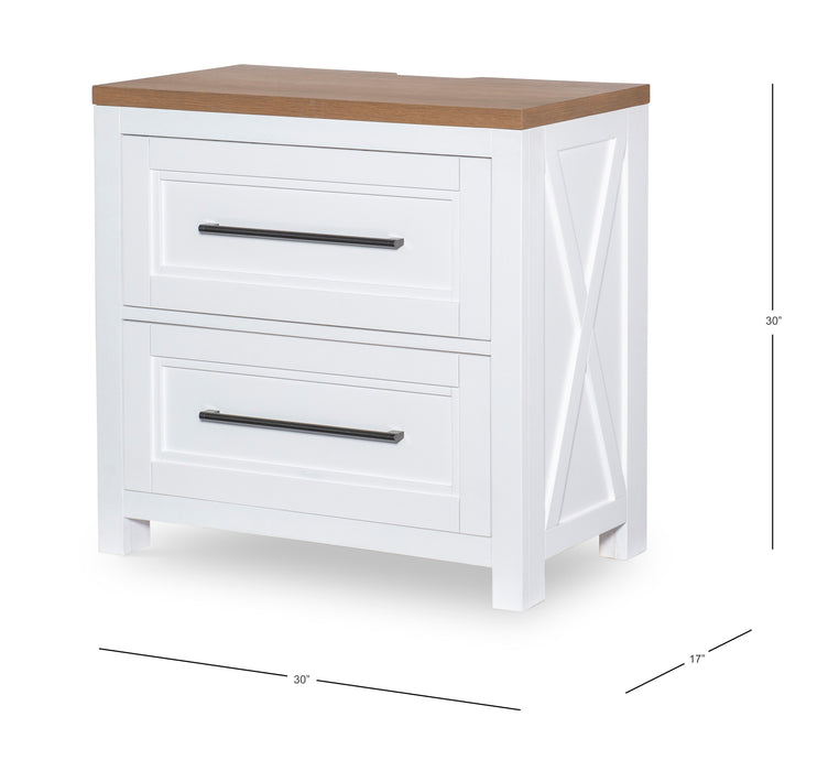 Franklin - Night Stand - White