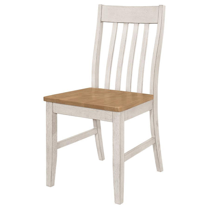 Kirby - Wood Dining Side Chair (Set of 2) - Rustic Off White