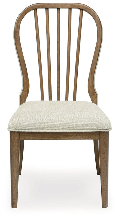 Sturlayne - Brown - Dining Upholstered Side Chair (Set of 2) - Spindleback