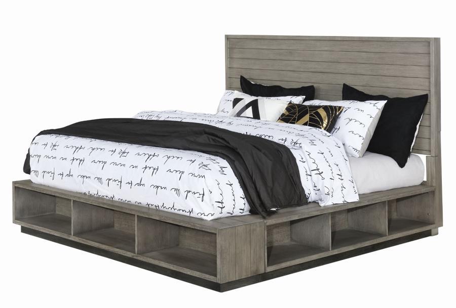 Derbyshire - Queen Bed - Dark Gray