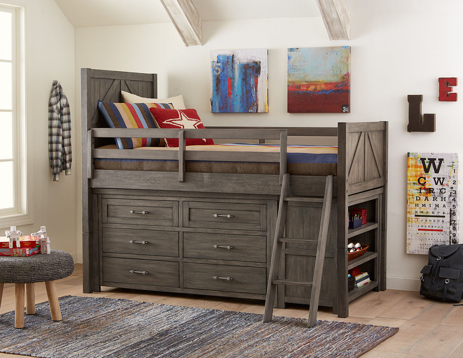 Bunkhouse - Single Dresser - Dark Brown