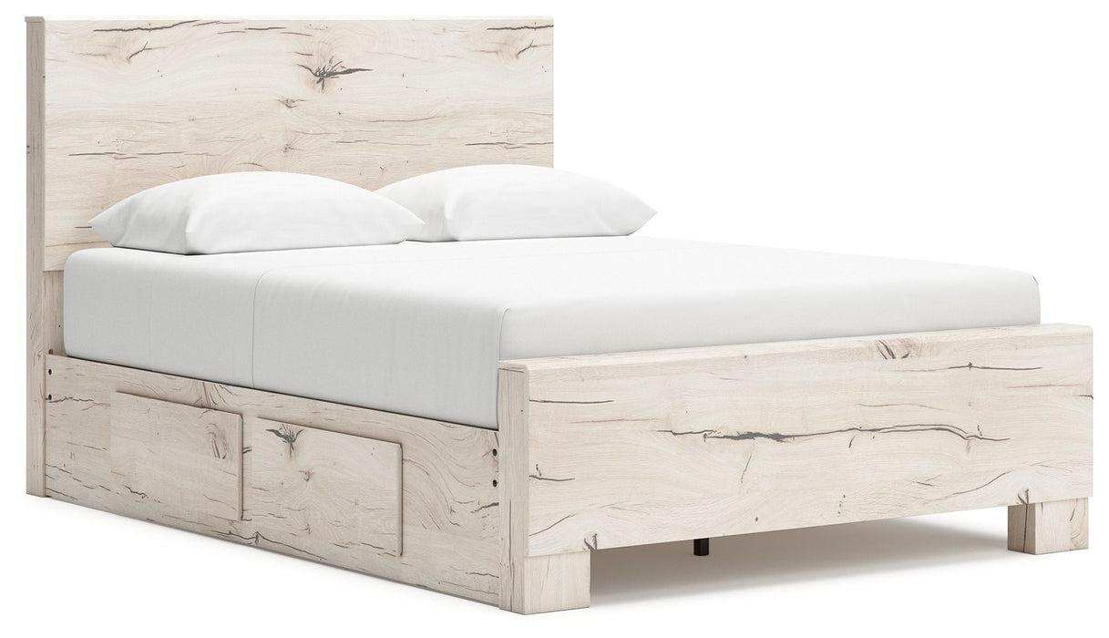 Lawroy - Panel Bed With Storage