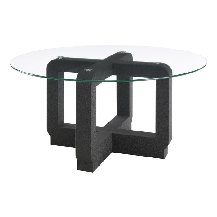 Acklin - Round Clear Glass Top Table