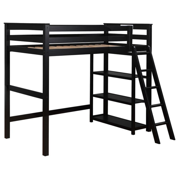 Anica - 3-Shelf Wood Loft Bed