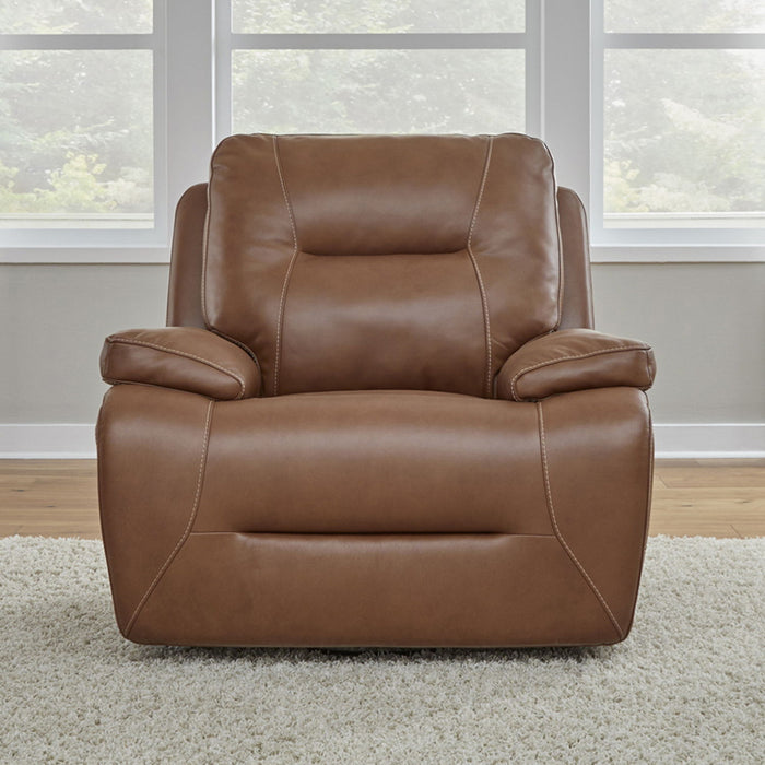 Cameron - Swivel Glider Recliner P3 - Saddle - Dakota Saddle Leather