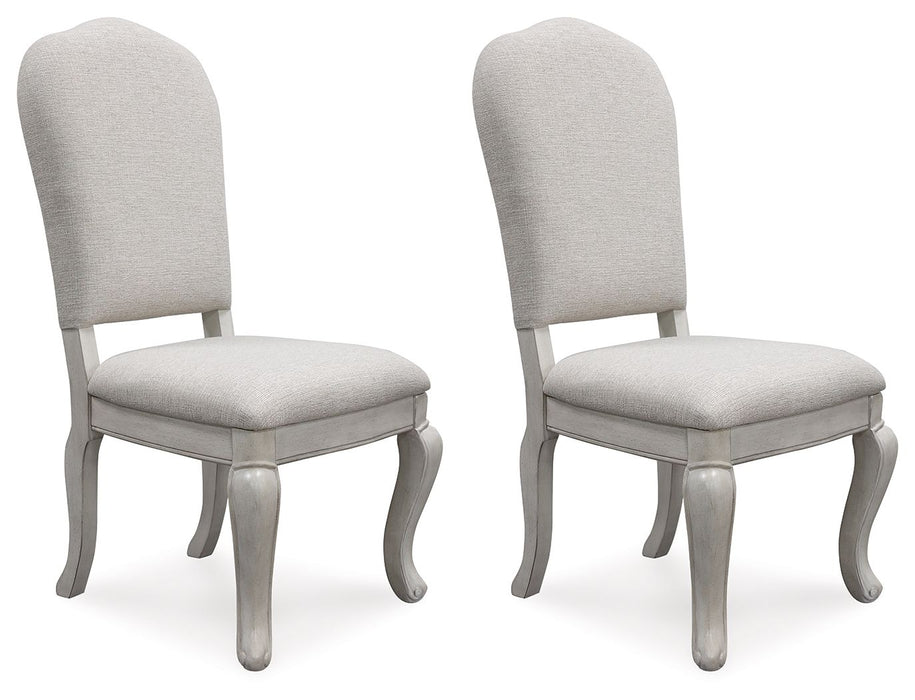 Arlendyne - Antique White - Dining Uph Side Chair (Set of 2)