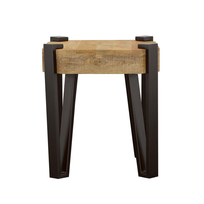 Winston - Square Wood Top Side End Table - Natural