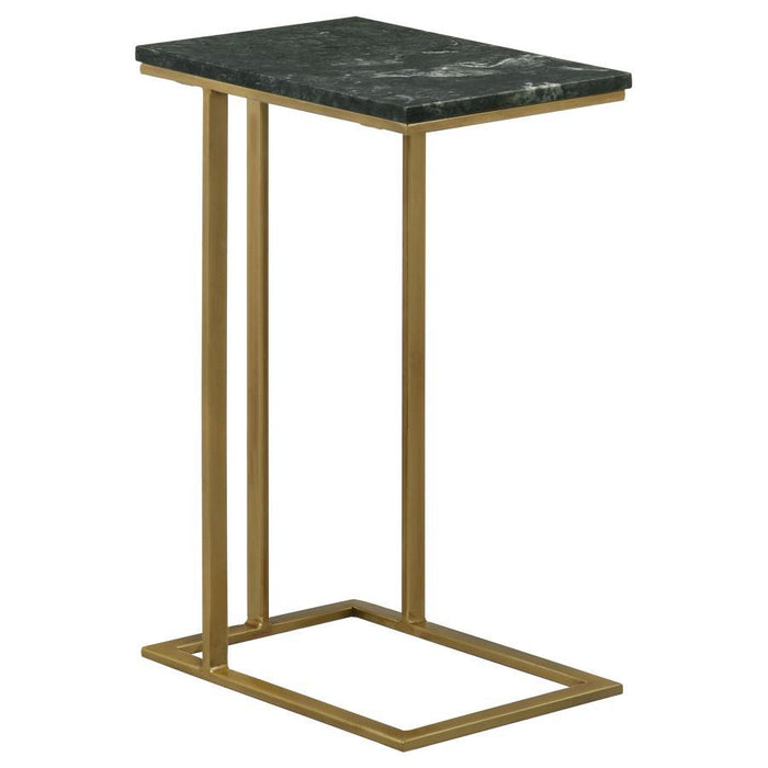 Vicente - Marble Top C-Shaped Sofa Side Table