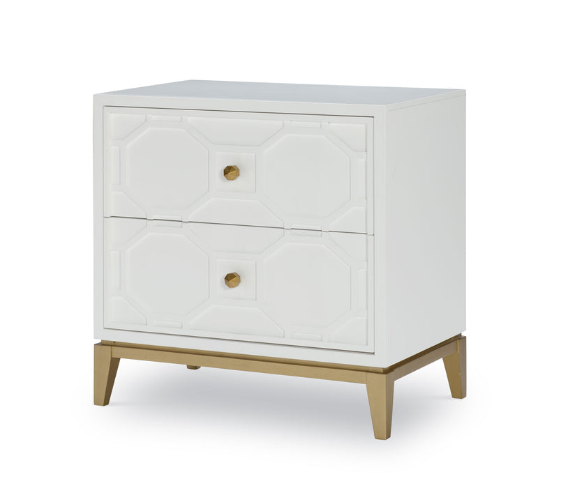 Chelsea by Rachael Ray - 2 Drawers Nightstand - White