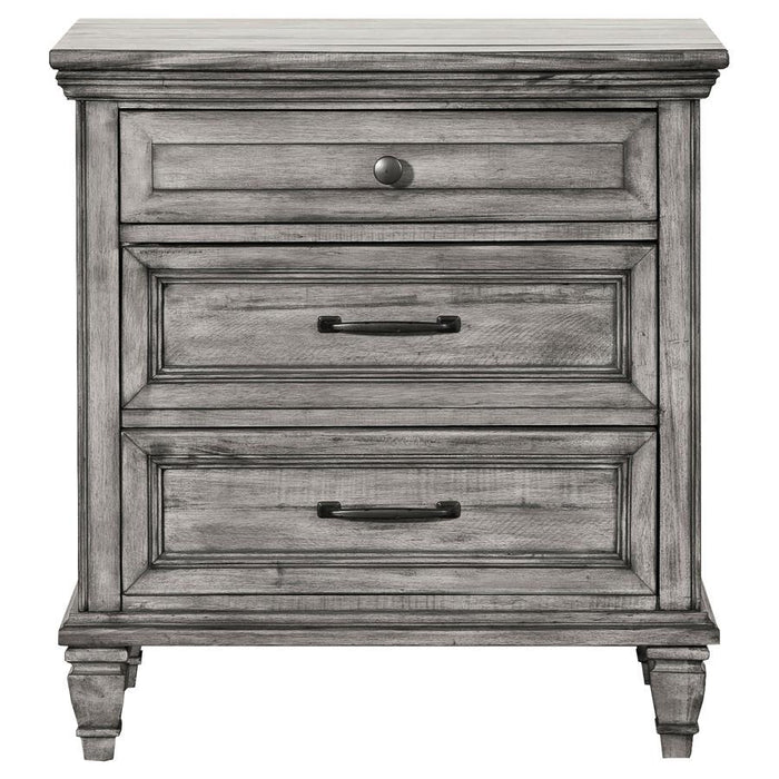 Avenue - 3-Drawer Nightstand