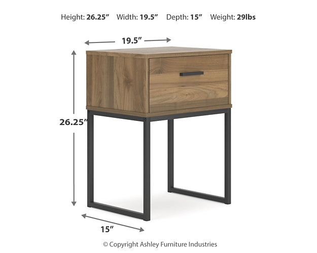 Deanlow Twin Panel Headboard with Dresser and Nightstand