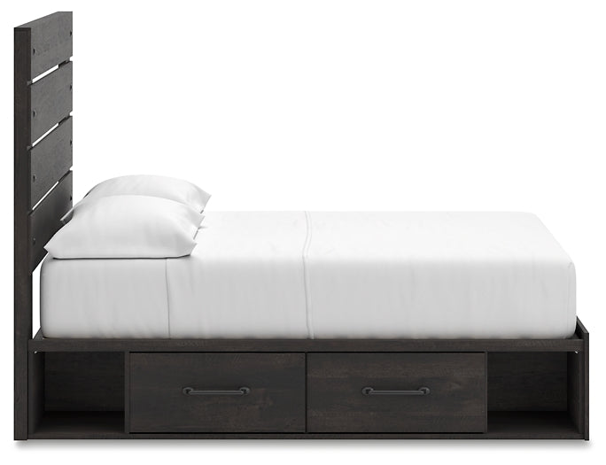 Hollivern  Panel Storage Bed