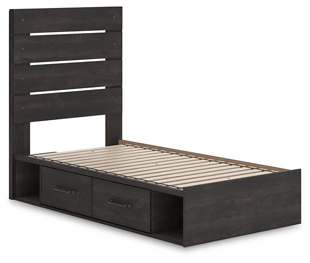 Hollivern  Panel Storage Bed