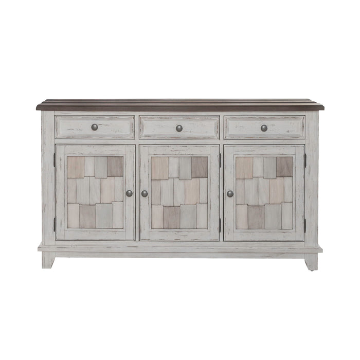 River Place - Accent Server - White