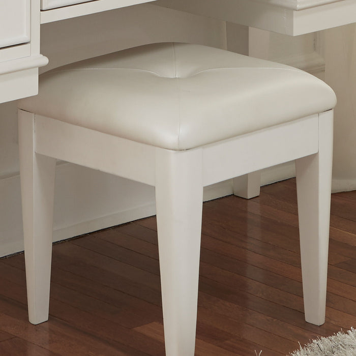 Stardust - Vanity Stool - White