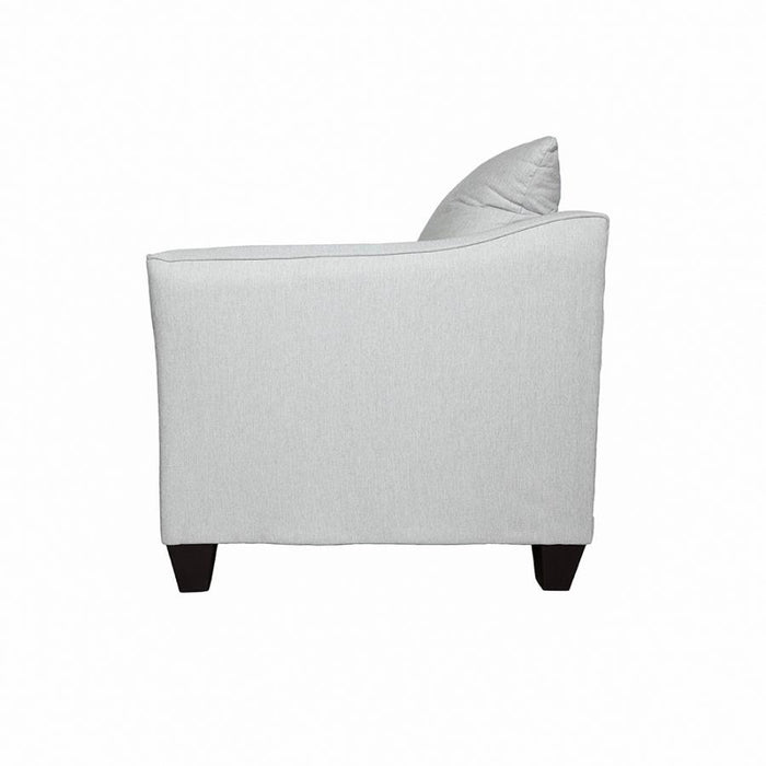 Salizar - Upholstered Flared Arm Accent Chair - Sand