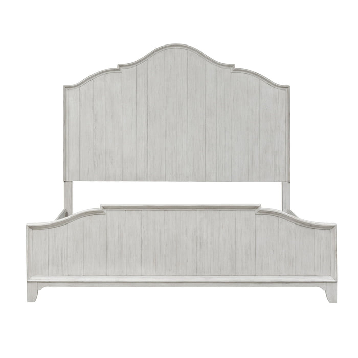 Farmhouse Reimagined - California King Panel Bed - White