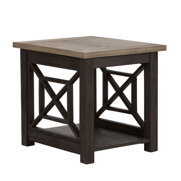 Heatherbrook - End Table - Black