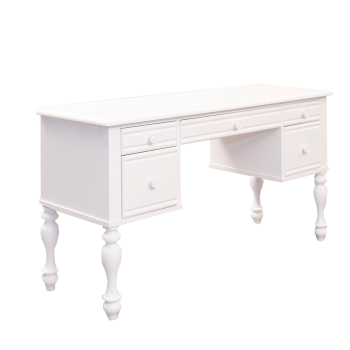 Summer House - Wood Vanity Desk - White