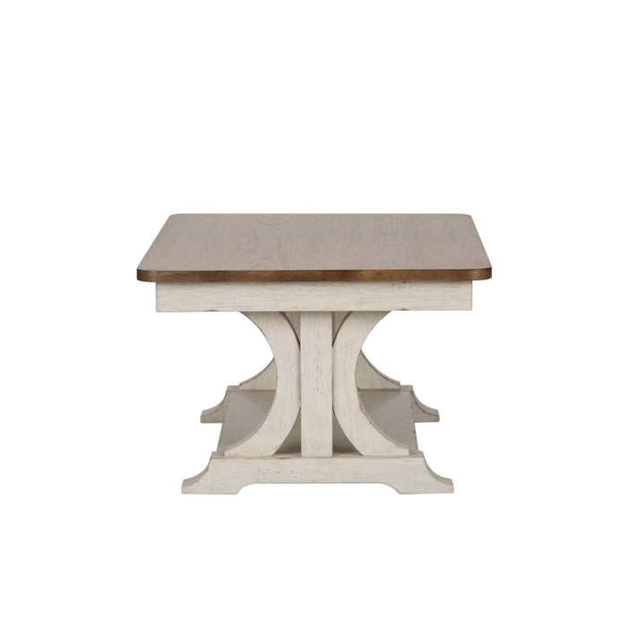 Farmhouse Reimagined - Rectangular Cocktail Table - White