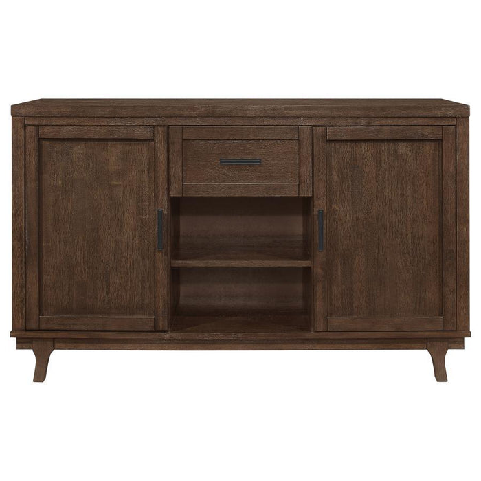 Reynolds - 2 Door Sideboard Buffet Storage Cabinet - Brown Oak