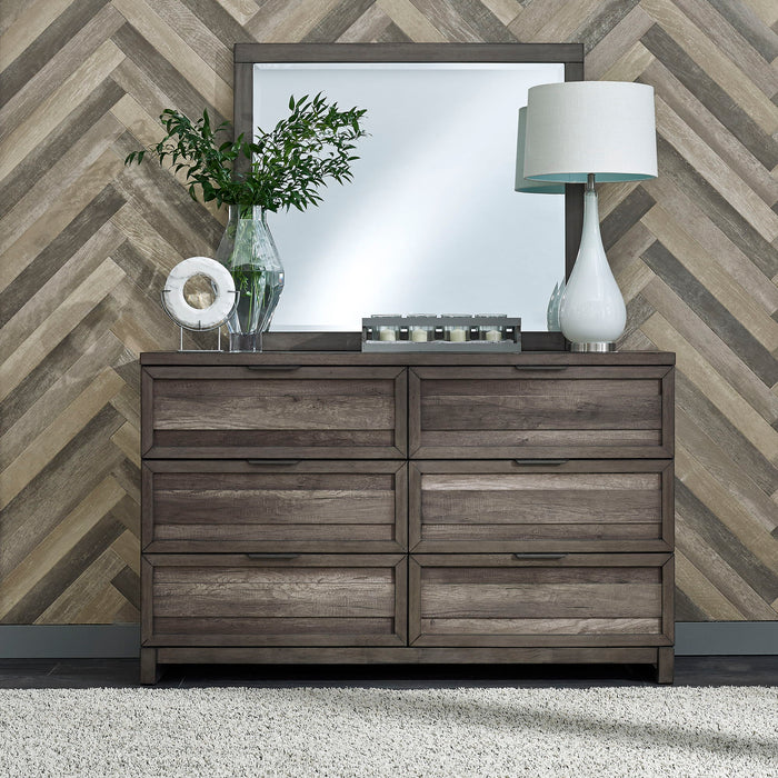 Tanners Creek - 6 Drawer Dresser - Dark Gray