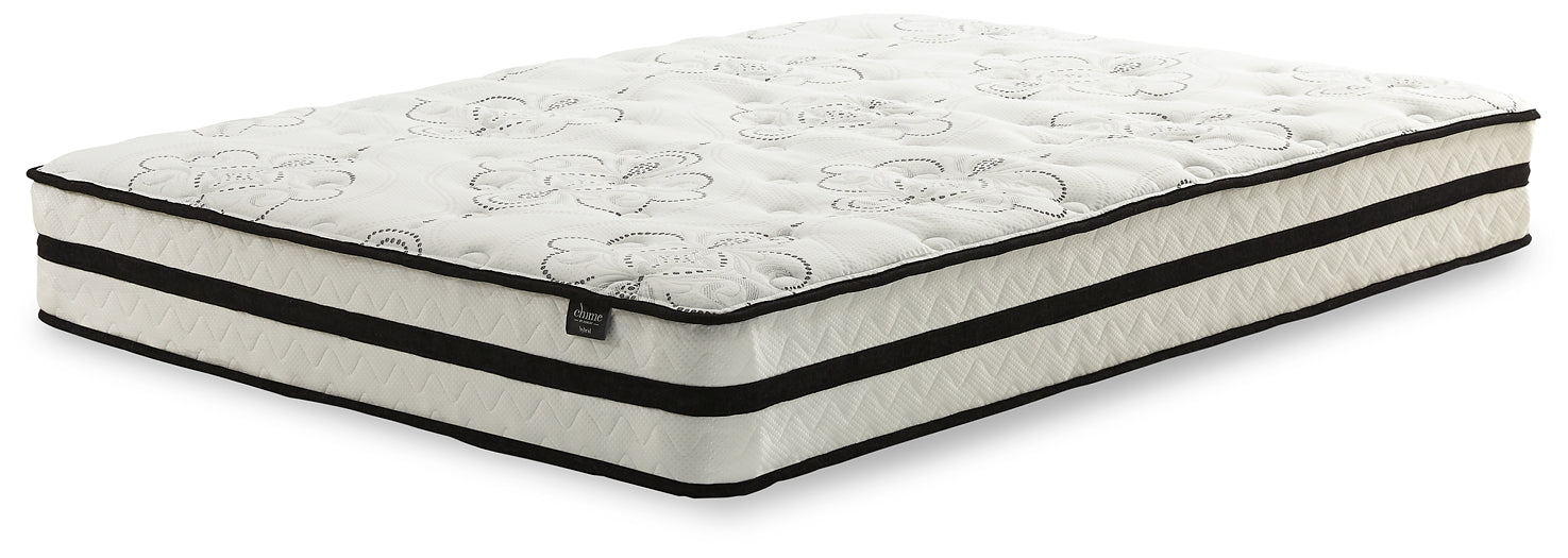 Chime 10 Inch Hybrid 10 Inch Hybrid Mattress with Foundation