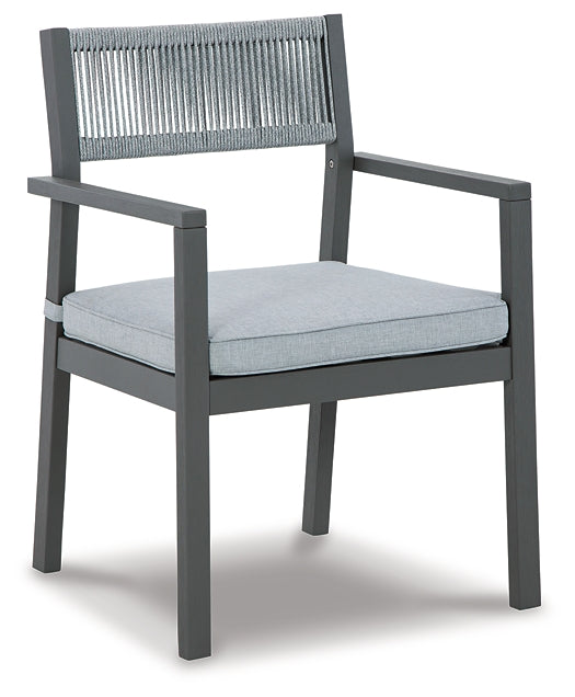 Eden Town Arm Chair With Cushion (2/CN)