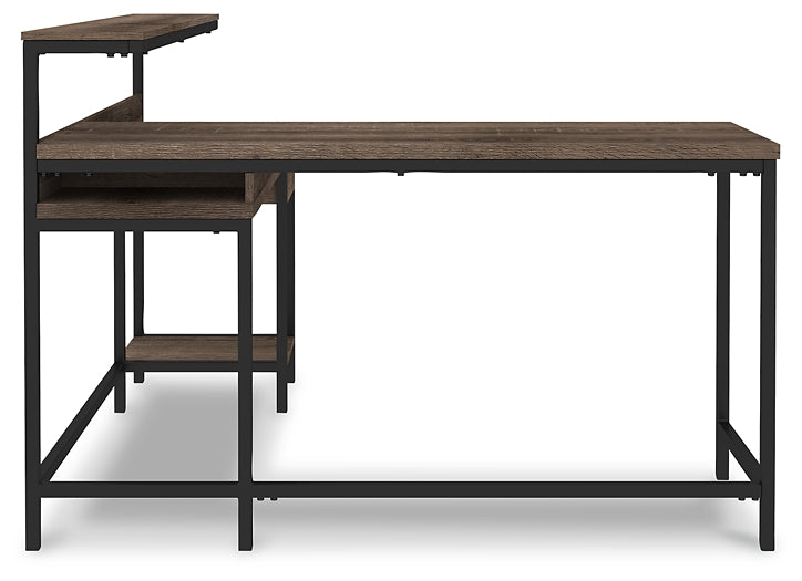 Arlenbry L-Desk with Storage