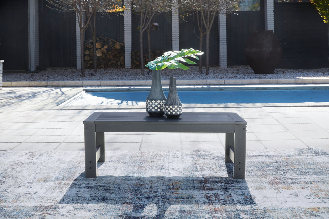 Amora Outdoor Sofa and Loveseat with Coffee Table and 2 End Tables