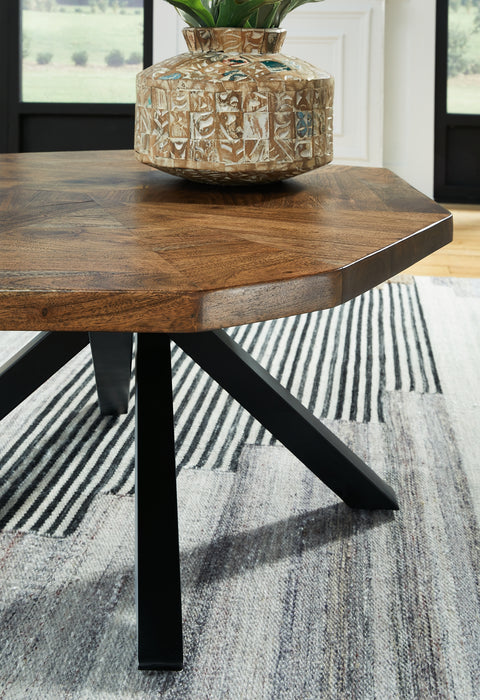 Haileeton Coffee Table with 2 End Tables