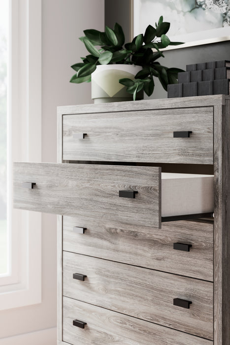 Vessalli Five Drawer Wide Chest