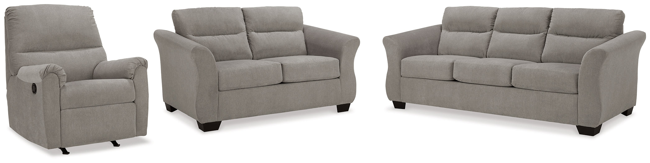 Miravel Sofa, Loveseat and Recliner